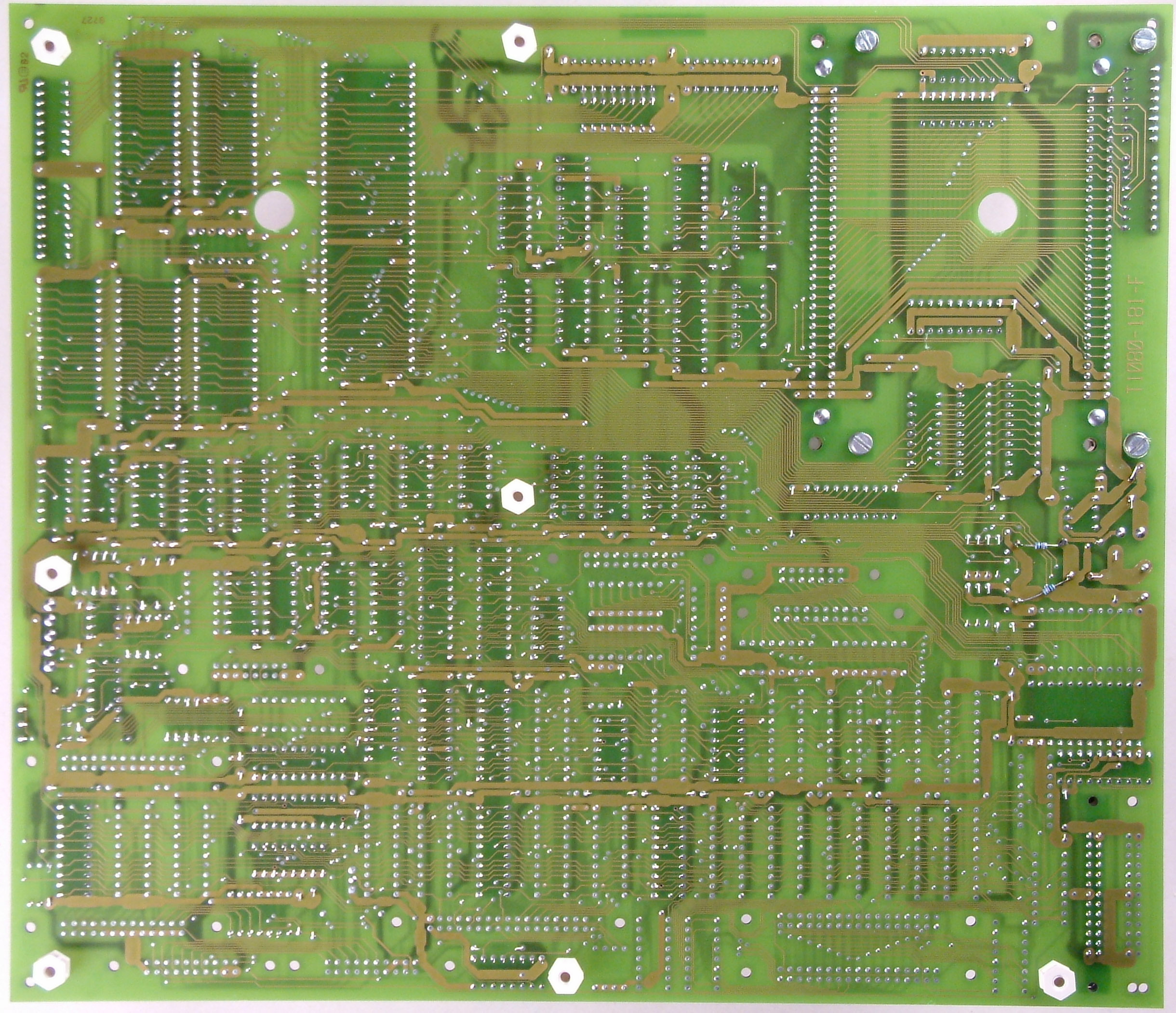 back of mainboard