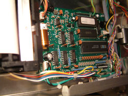Detail of printer control board