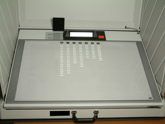 Detail of front panel